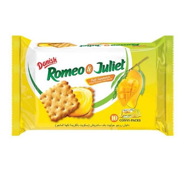 Danish Romeo & Juliet Mango Flavoured Cream Biscuit 180gm